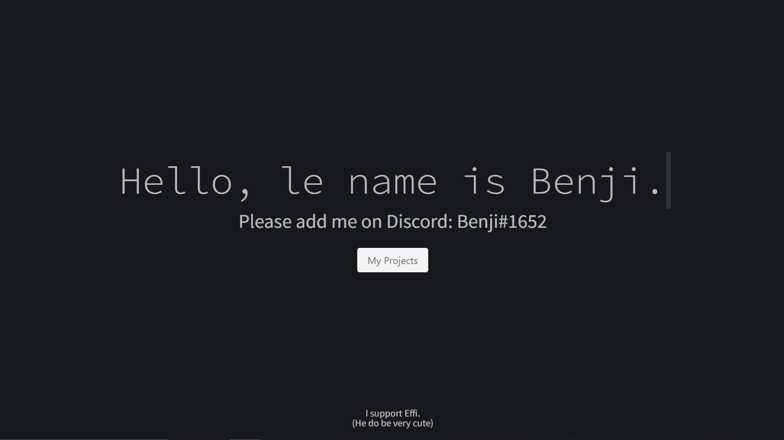 Benji Website